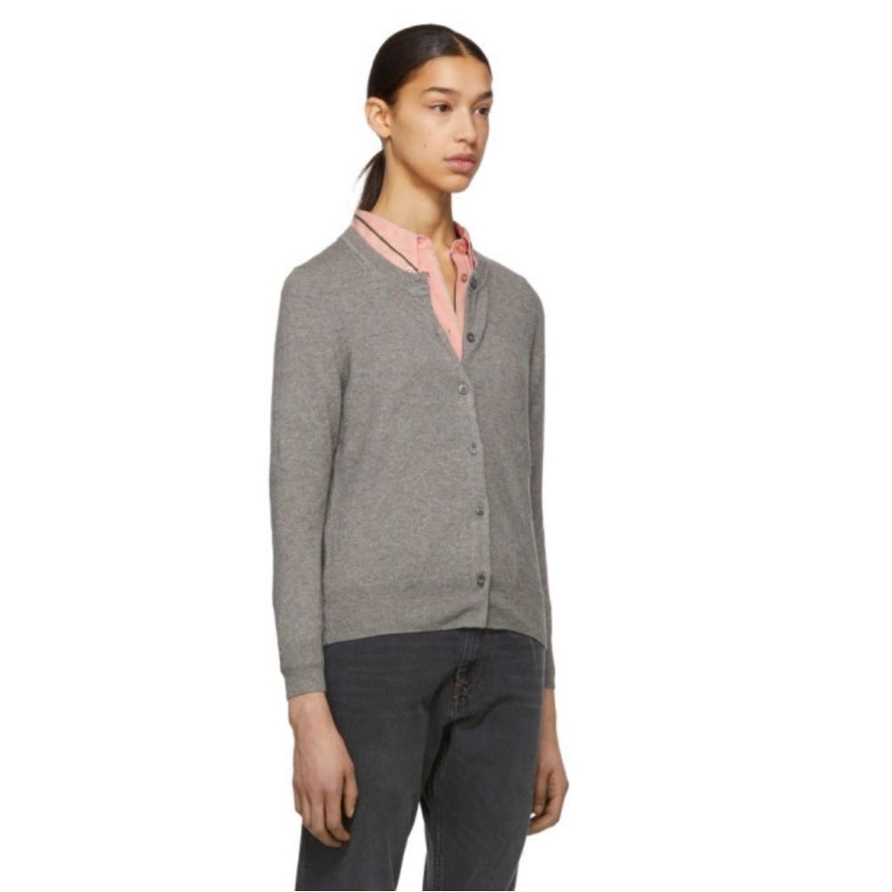 Isabel Marant Etoile Grey Cardigan Sweater Size EU 36